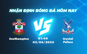 southampton crystal palace 03 04 ngoai hang anh